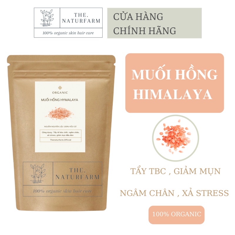 Muối hồng Himalaya nhập khẩu 100gr - Tẩy tbc, ngừa mụn, sáng da ( làm đẹp và ăn uống )