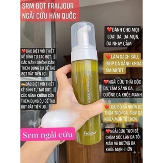 SỮA RỬA MẶT TẠO BỌT CHIẾT XUẤT NGẢI CỨU FRAIJOUR 200ML