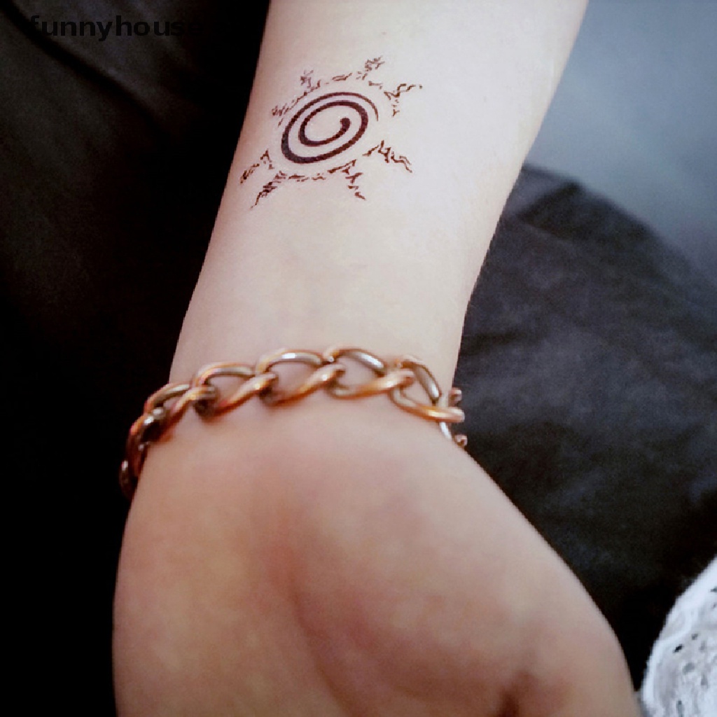 Hình Xăm Dán Tạm Thời Chống Nước Hình Naruto Sharingan