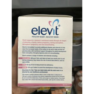 Elevit bầu Úc