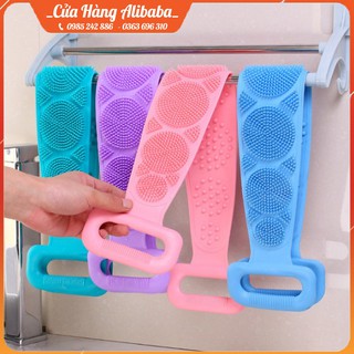 Dây đai tắm kỳ lưng  2 mặt silicon