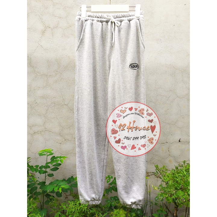 Quần Jogger SPUN Unisex phong cách Ulzzang / Quần thụng ống rộng bo chun
