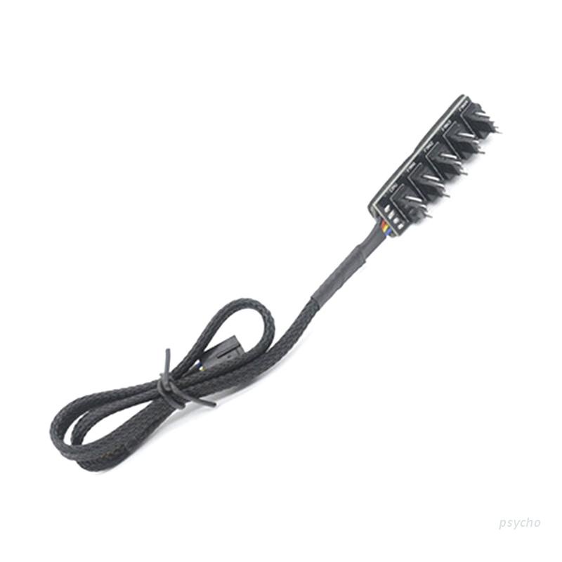 Dây cáp chia nguồn quạt tản nhiệt 4-Pin PWM 1 sang 5 chiều | BigBuy360 - bigbuy360.vn