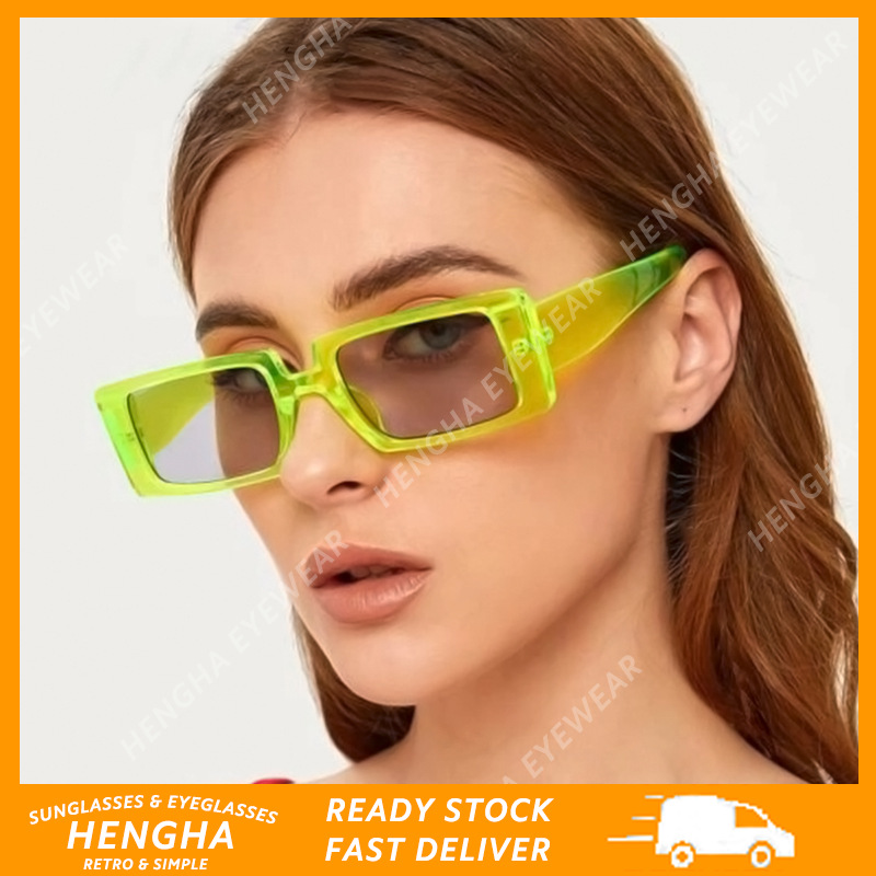 Kính mát chống tia UV400 thiết kế màu kẹo ngọt xinh xắn cho nữ