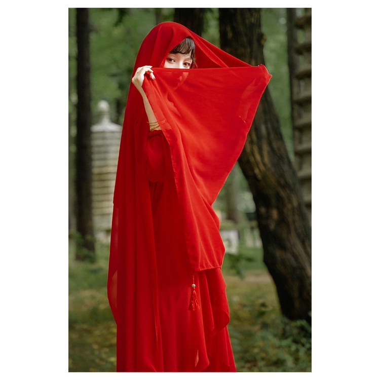 Váy Maxi Đỏ Vintage Ấn Độ
