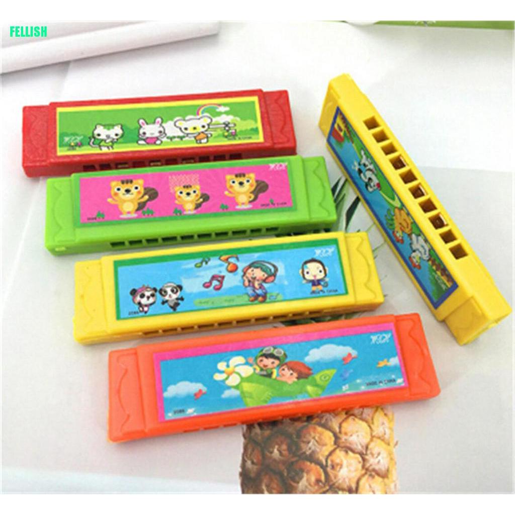 Kèn Harmonica Nhựa Hoạ Tiết Hoạt Hình Đồ Chơi Âm Nhạc Cho Bé