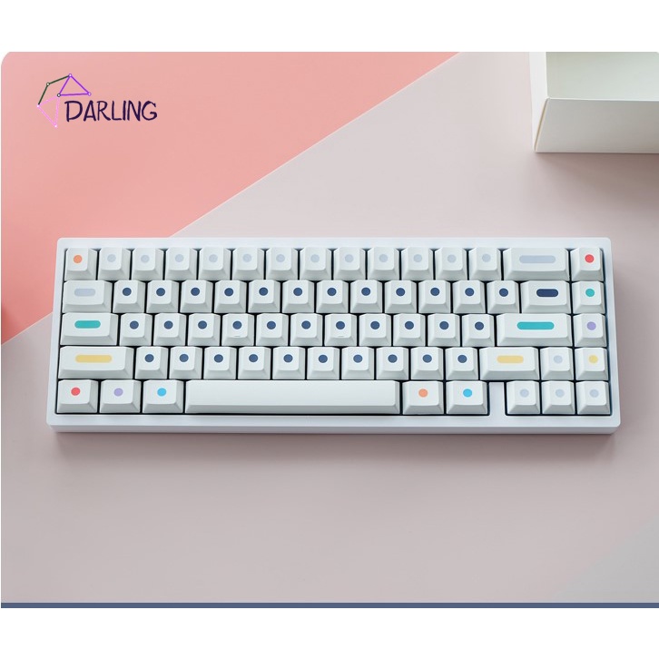 Keycap Dot Bàn phím cơ không dây 120 phím Cherry PBT 104/68/87/98 mechanical keyboards