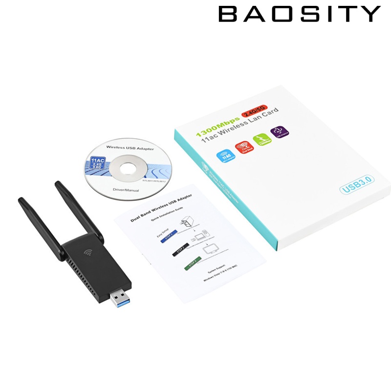 Bộ Chuyển Đổi Wifi 1200mbps Usb 3.0 5ghz & 2.4ghz