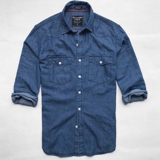 Sơ Mi Denim 2 túi Jean