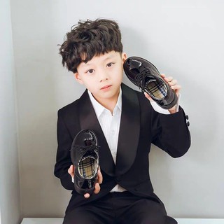 Giày mặc vest bé trai