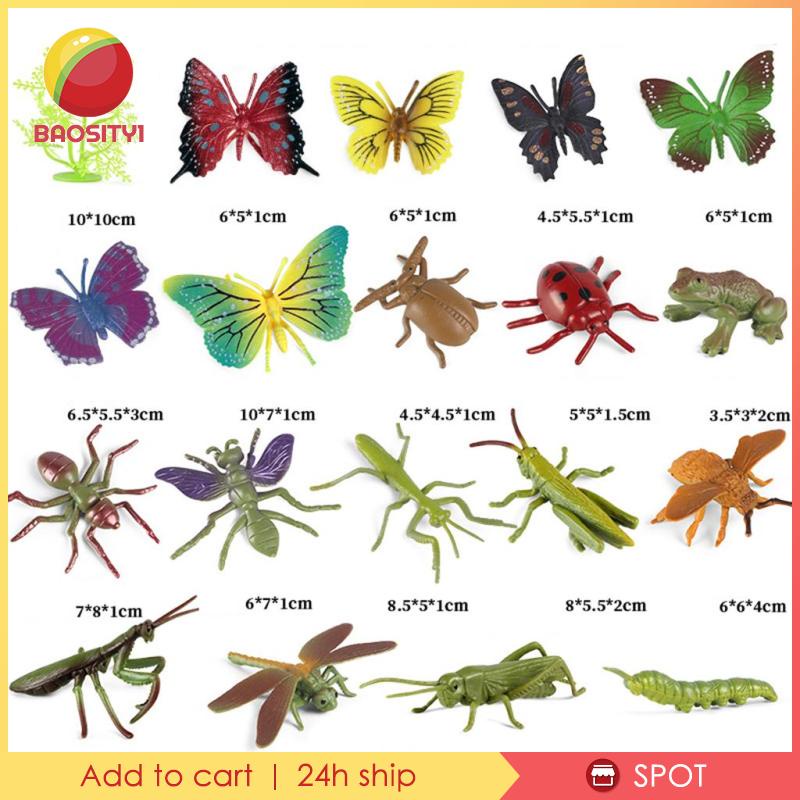 [Baosity1] Đồ Chơi Mô Hình Côn Trùng Bằng Nhựa Cho Bé