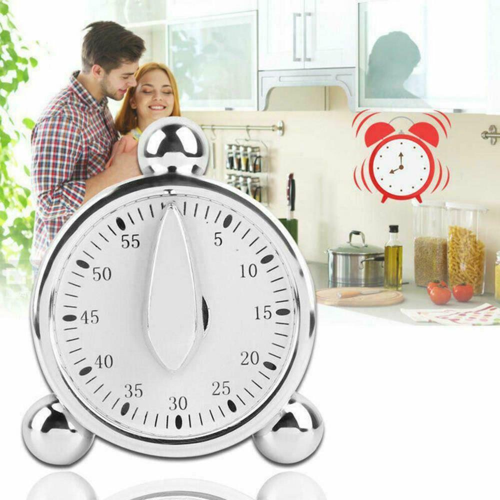 Đồng Hồ Báo Thức Cơ Học Đếm Ngược Dễ Thương Kích Thước Nhỏ Gọn Dùng Trong Nhà Bếp