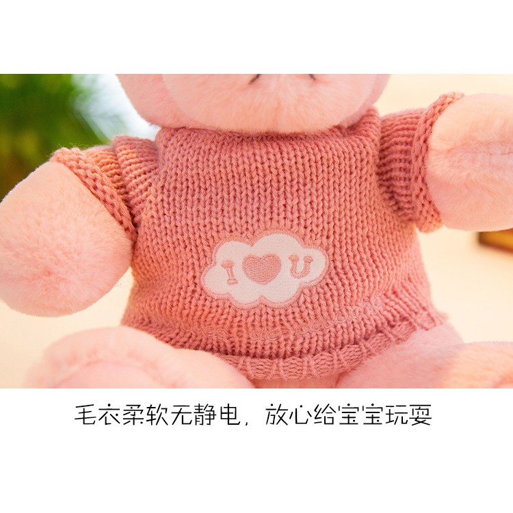 Gâu Bông Teddy Cao Cấp Áo Len Size Nhí 25cm (3 Màu) [ Diabrand ]