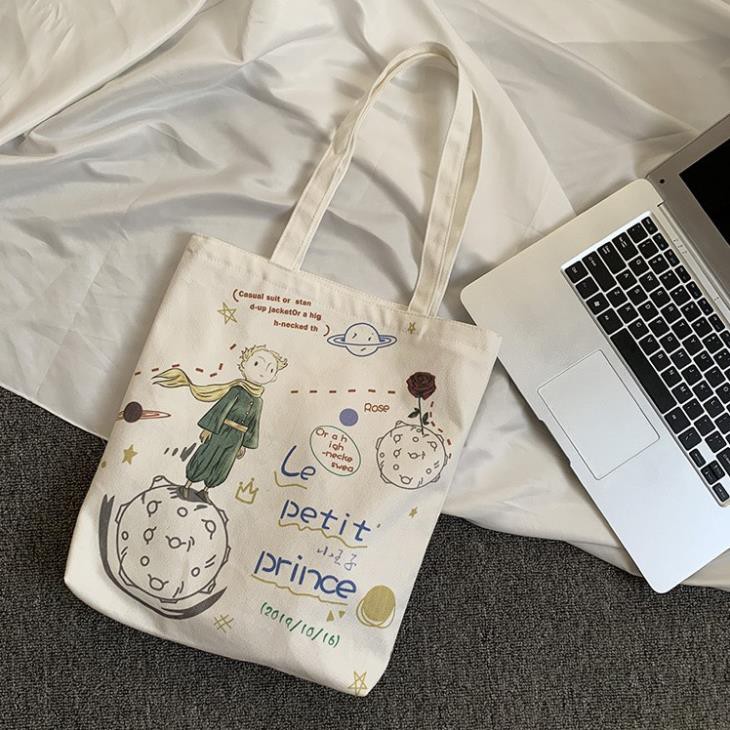 Túi vải canvas, túi tote phong cách Nhật Bản, Le Petit Prince