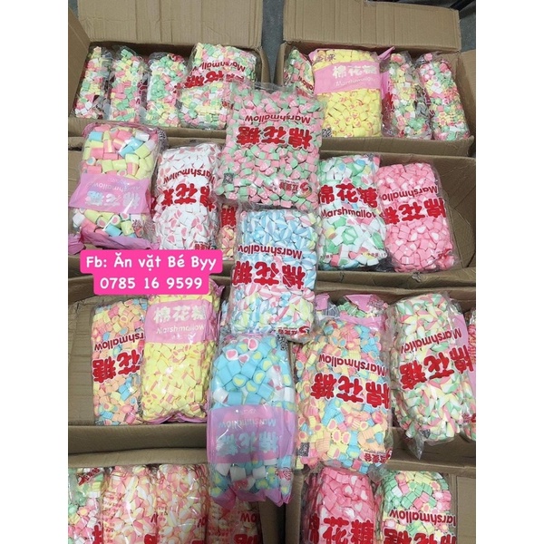 Kẹo bông Marshmallow Sỉ 5KG Chính Hãng
