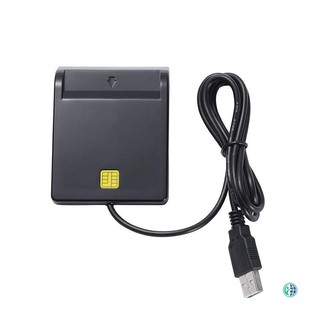 Ready Stock Type C Smart Card Reader Common Access CAC Card Reader for Sim/ATM/IC ID Cards @vn