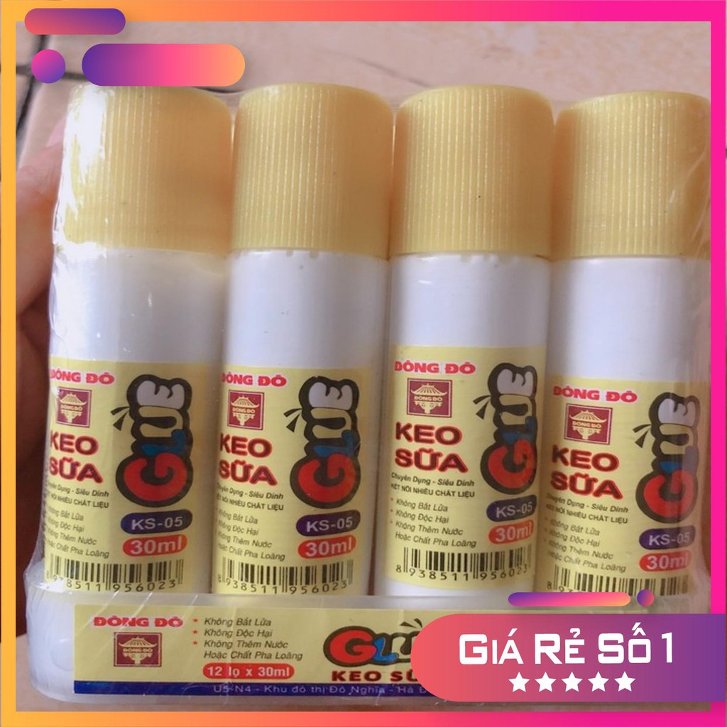 Keo Sữa Dán Giấy Lẻ 1 lọ