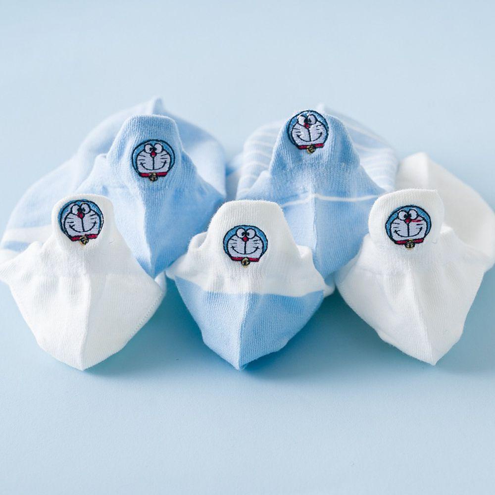 AROMA Vớ Thoáng Khí Thêu Họa Tiết Mèo Hoạt Hình Phong Cách Hàn Quốc Thời Trang Cho Nữ