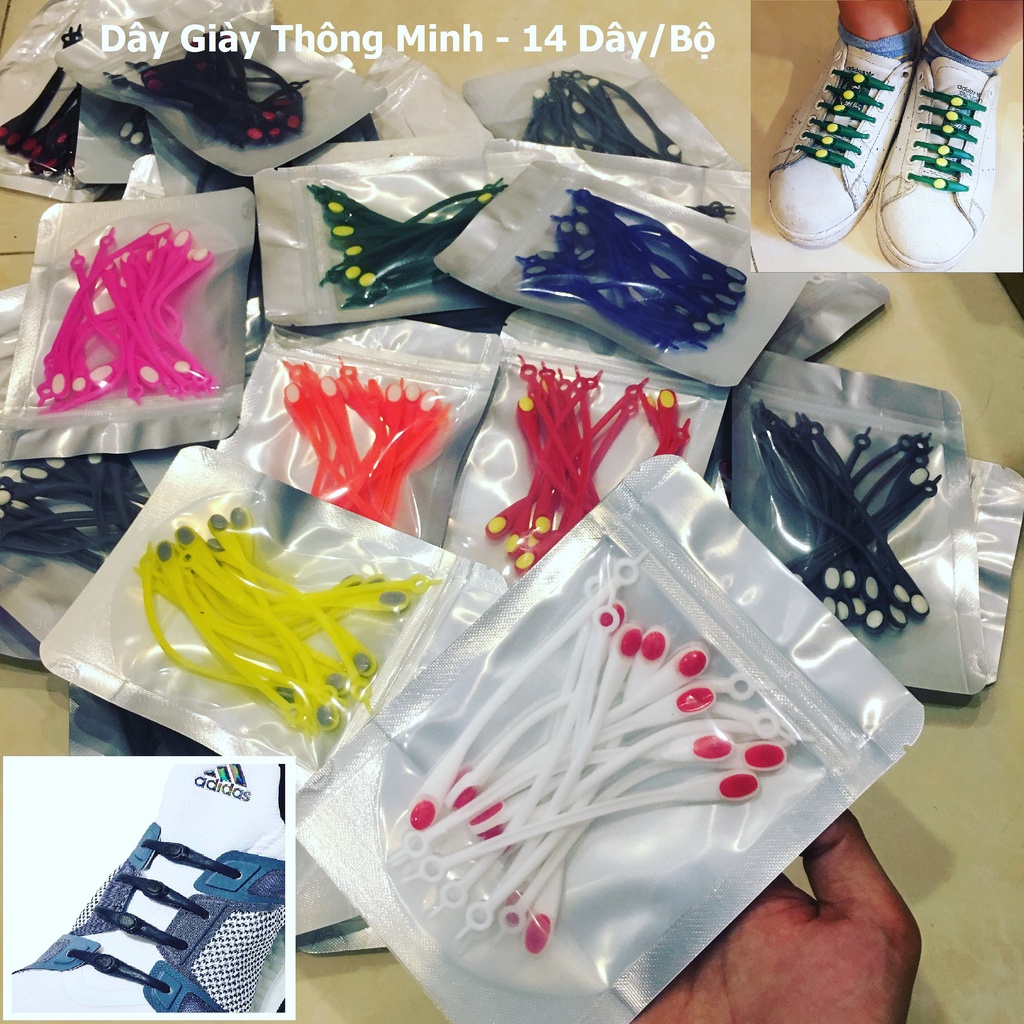 Sợi dây giày thông minh Hilaces, siêu đàn hồi - Loại lẻ 1 dây DAYGIAYLE
