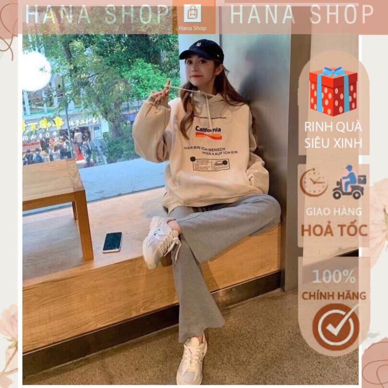 [Hàng Cao Cấp] Áo Nỉ Nam Nữ Hoodie Unisex  Califfo 2 Màu dưới 70kg - Dáng Rộng Kèm Mũ Túi Trước G080 | BigBuy360 - bigbuy360.vn