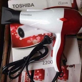 Máy Sấy Tóc Toshiba. Trắng - Đỏ 2200ư