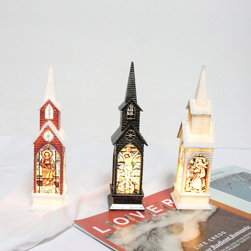 Giá Đỡ Đèn Cầy Để Bàn Phong Cách Giáng Sinh Cổ Điển