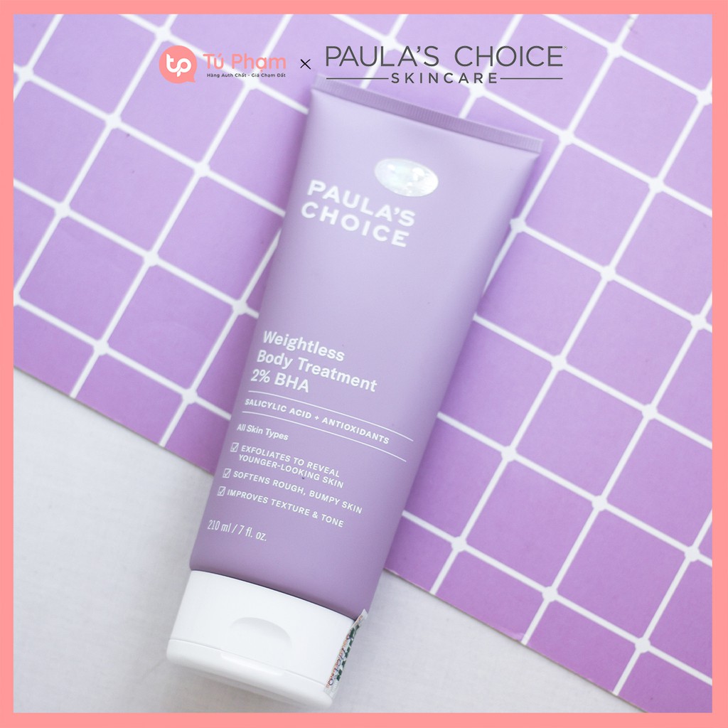 Kem Dưỡng Thể Paula's Choice Kem Dưỡng Thể 2% BHA Paula's Choice Resist Weightless Body Treatment With 2% BHA