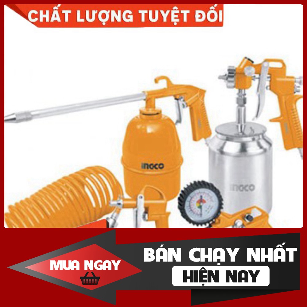 Bộ 5 công cụ dùng khí nén INGCO AKT0051-3 [bảo hành chính hãng]