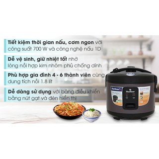 Nồi cơm điện Bluestone 1.8 lít RCB-5519