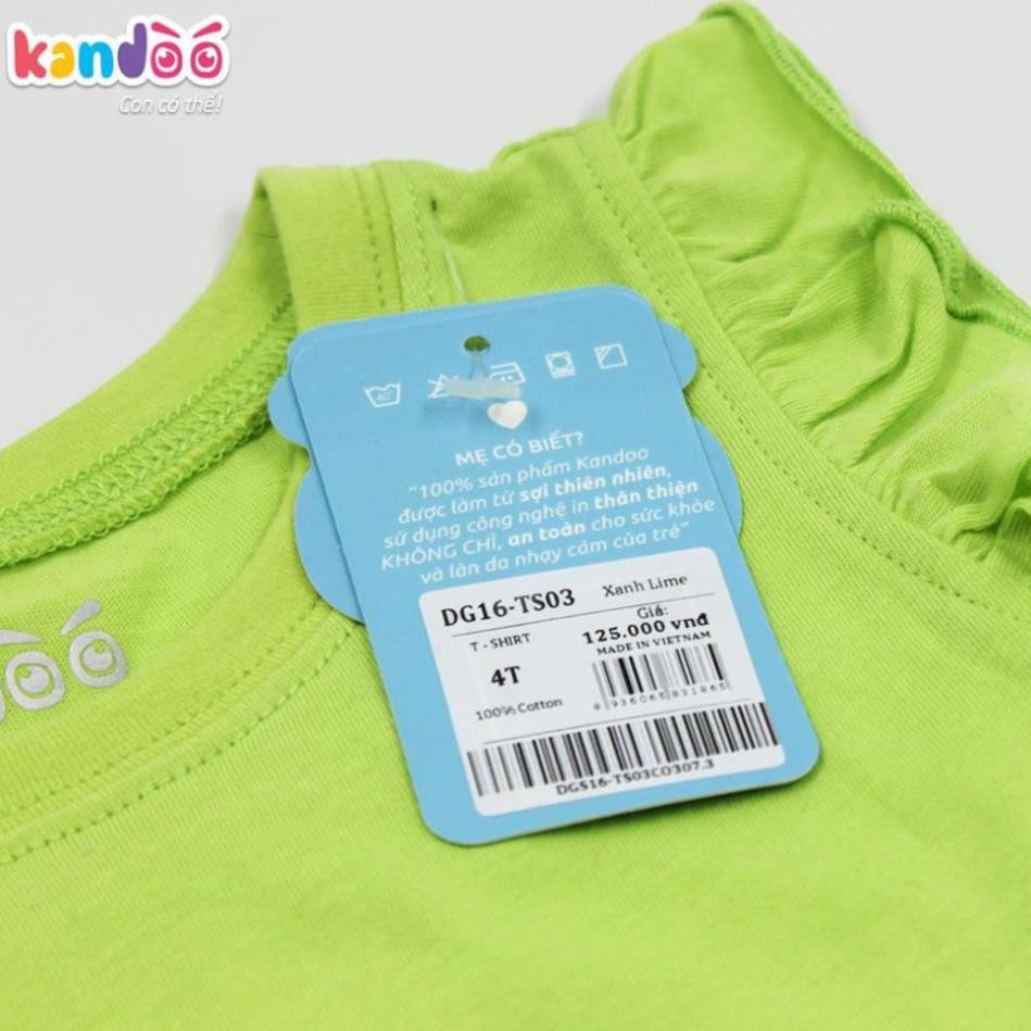 Áo váy tshirt bé gái DG16TS03 cotton, thời trang trẻ em kandoo