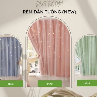 (CHỐNG NẮNG) Rèm cửa sổ -  Rèm dán tường - Vệ sinh Rèm dễ dàng tại nhà - Rèm chống nắng tiện lợi, độ bám dính cao