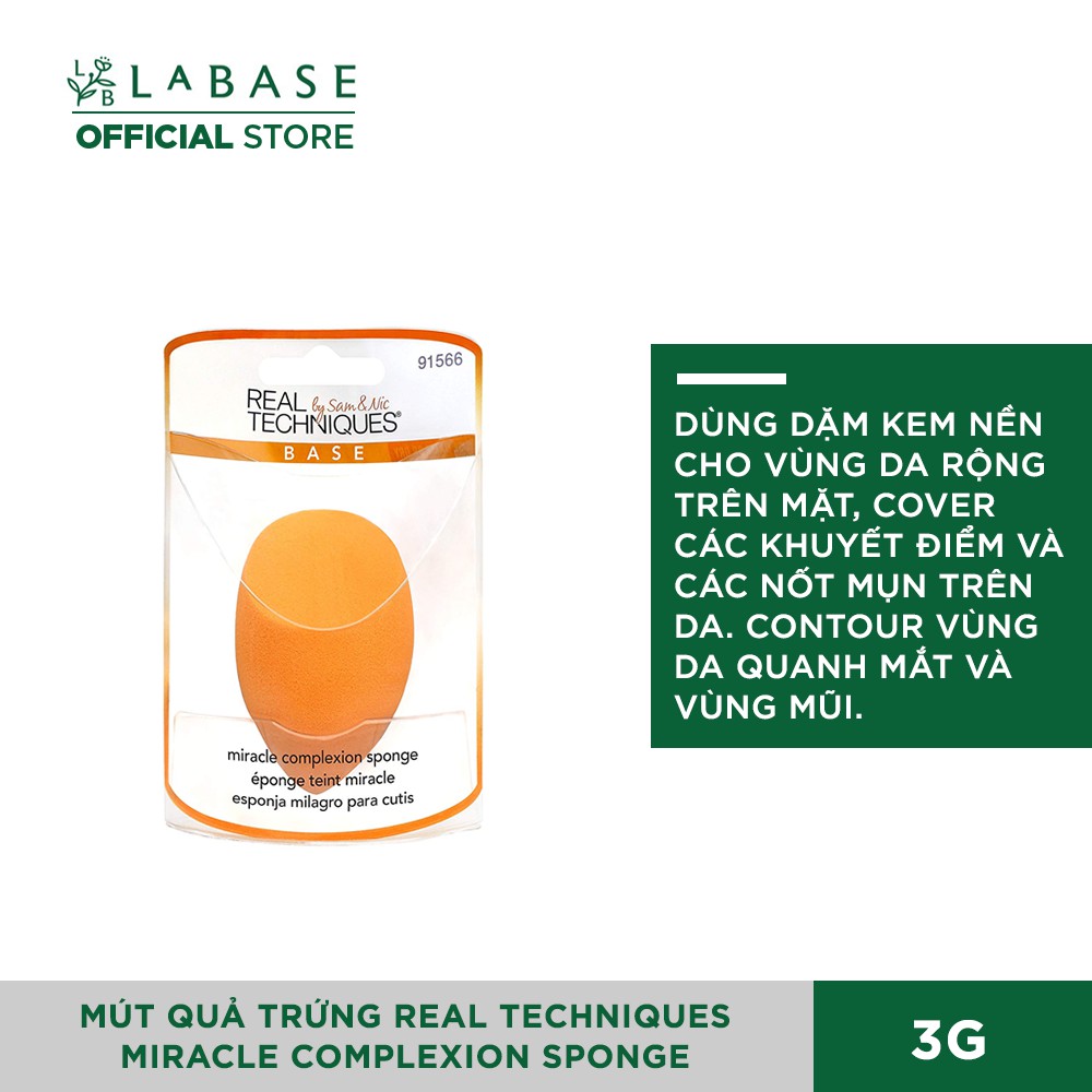 Bông Mút trang điểm Real Techniques Miracle Complexion Sponge