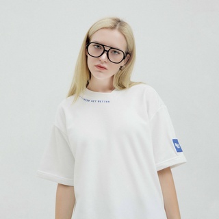 Áo thun OHHEY SKEW TEE / WHITE