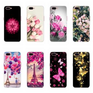 Ốp điện thoại bảo vệ bằng TPU mềm họa tiết hoa/bướm/tháp tùy chọn dành cho Oppo A3s A5 A5s A7