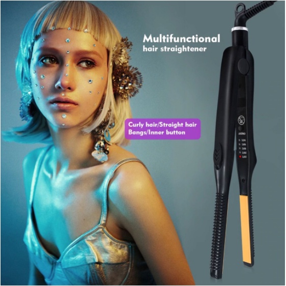 Máy Ép Tóc Có 5 Mức Chỉnh Nhiệt RD 718 chức năng: tạo, uốn, ép kiểu tóc - là thẳng tóc bảo hành 24 tháng