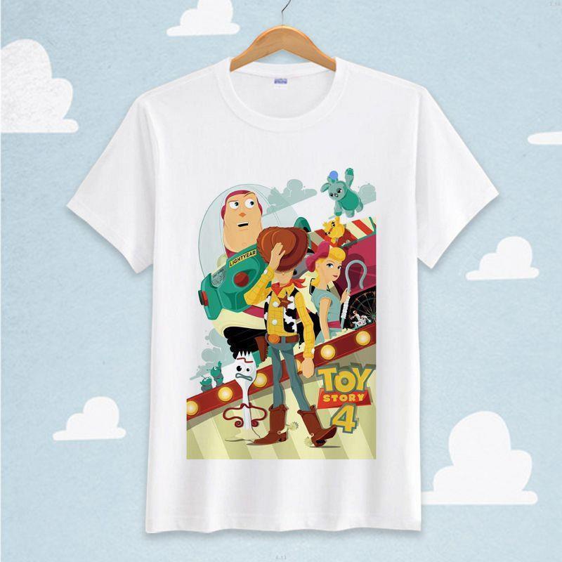 Áo Thun Tay Ngắn In Hoạt Hình Toy Story Thời Trang Mùa Hè Dành Cho Nam Và Nữ 646