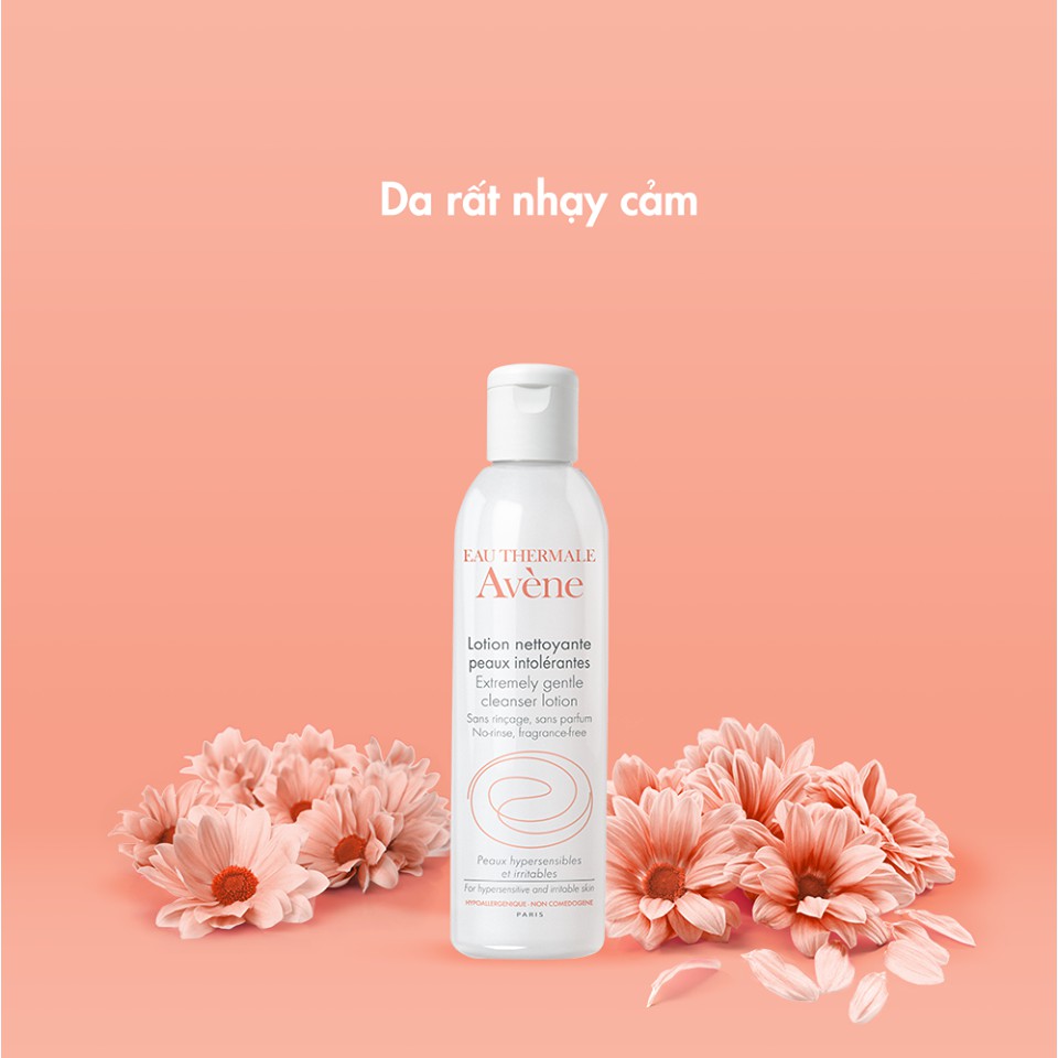 Lotion làm sạch dịu nhẹ cho da nhạy cảm và dễ kích ứng Extremely Cleanser  200ml Avene | Shopee Việt Nam