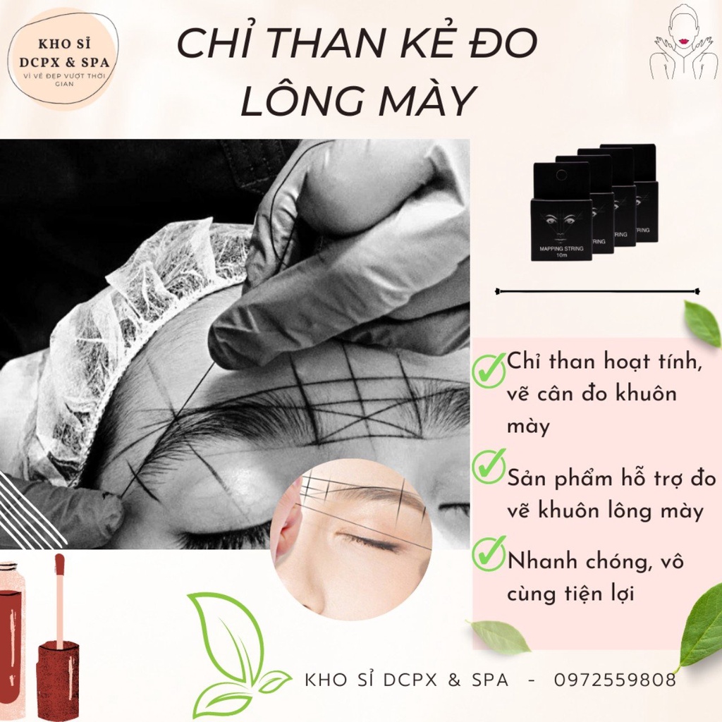 Chỉ than đo vẽ lông mày siêu nhanh