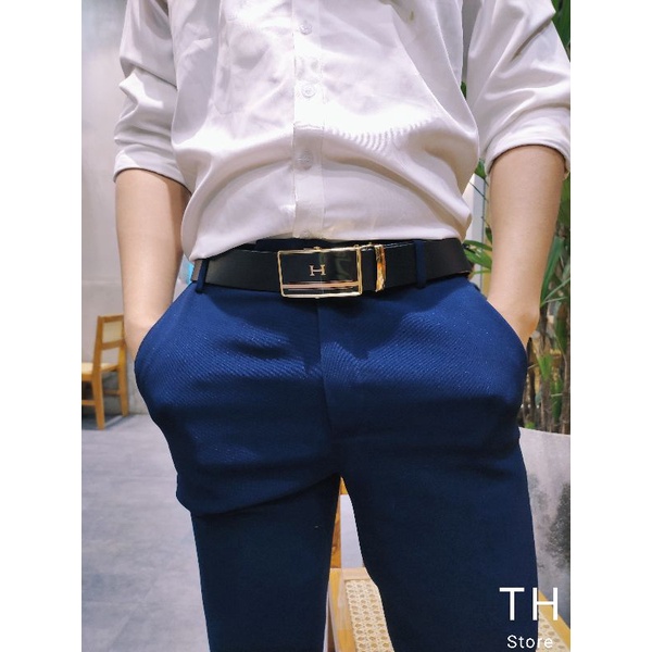 Dây Thắt Lưng Da Dành Cho Nam, Mặt Lưng Đa Dạng - [Giao Ngẫu Nhiên]