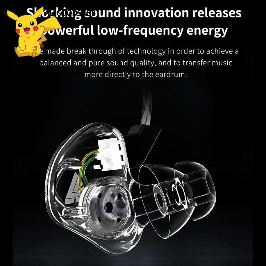 Tai Nghe Nhét Tai Qkz Chất Lượng Cao Kèm Phụ Kiện