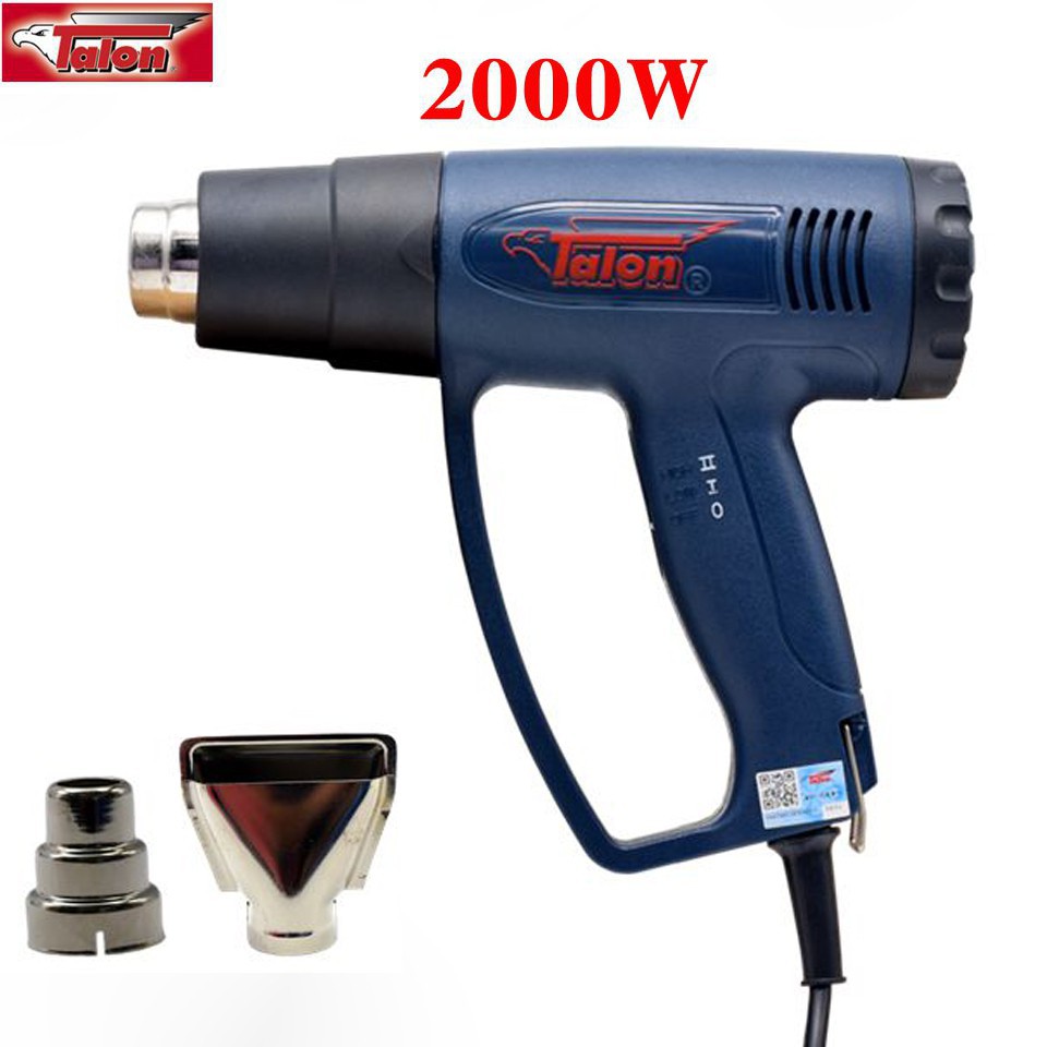 Máy khò nhiệt talon 2000W- máy sấy cầm tay- máy sấy màng co- máy sấy nhiệt-talon 2000W