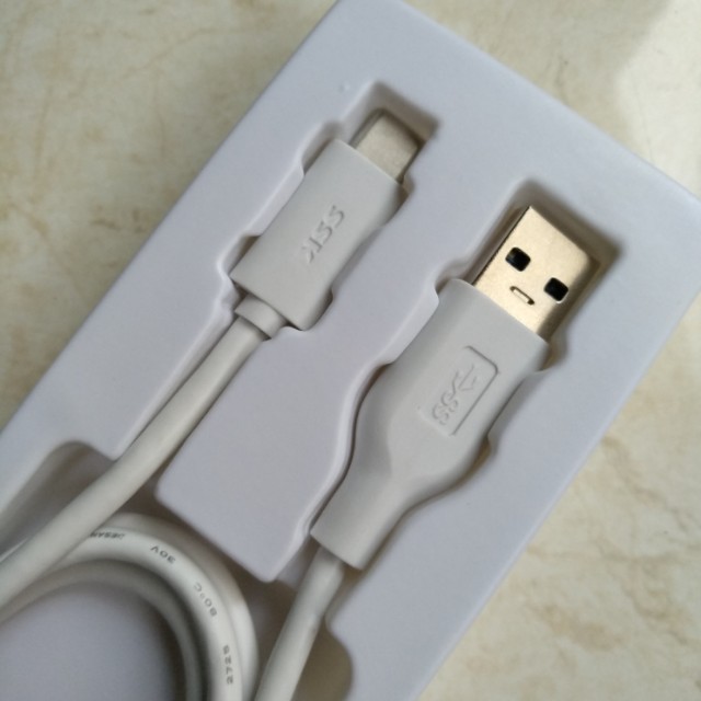 Cáp Type C -&gt; Usb SSk 3.0 0.8m UC CM 982 , cáp usb type C 80cm cáp sạc truyền dữ liệu Data