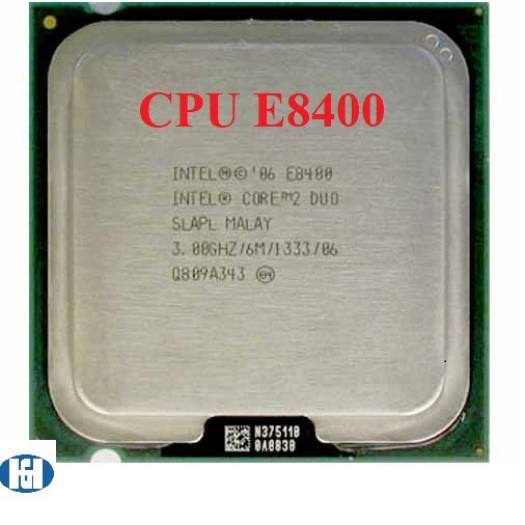 cpu pc e8400  / e7500 socket 775 tặng keo tản nhiệt