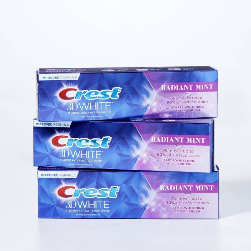 Kem Đánh Răng Crest 3D White Radiant Mint