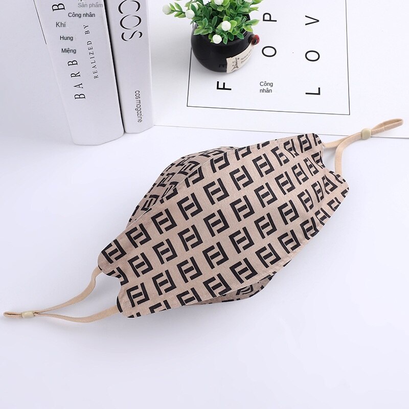 [Hàng mới về] Khẩu trang KF94 chống bụi thoáng khí vải cotton dày dặn dễ giặt và tái sử dụng