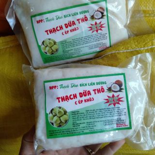 thạch dừa thô giá sỉ (combo 10ki size  15li loại nửa kí) tặng kèm hương thơm