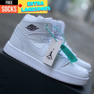 Giày j.d.1 high tri.ple white