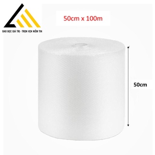 (50 cm x100 mét) cuộn xốp hơi chống sốc, xốp nổ, cuộn bóng khí bọc gói hàng tại Hải Phòng