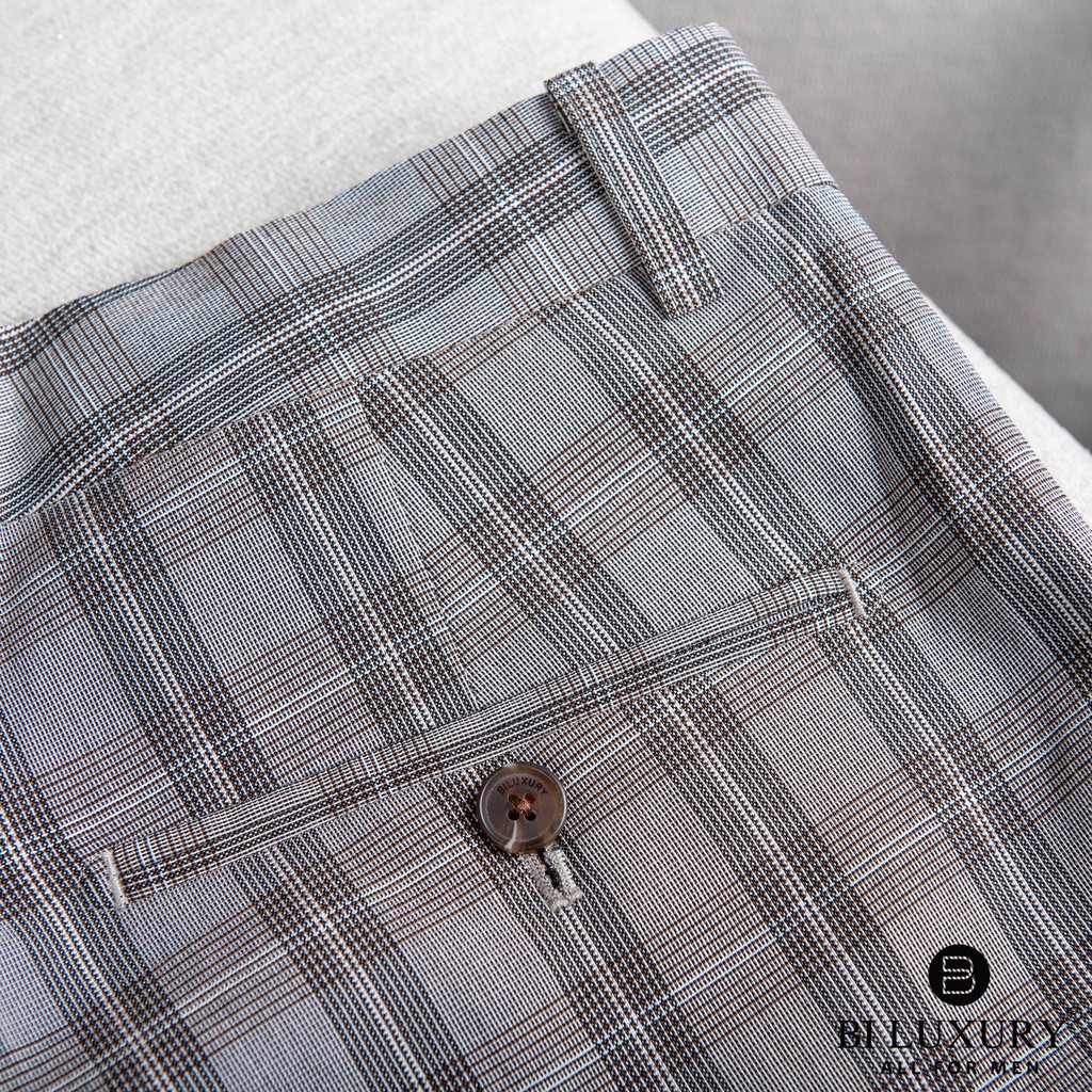 Quần đùi nam kaki Biluxury QNVC024NAU vải ngố lửng cao cấp kiểu dáng thanh lịch chuẩn form | BigBuy360 - bigbuy360.vn