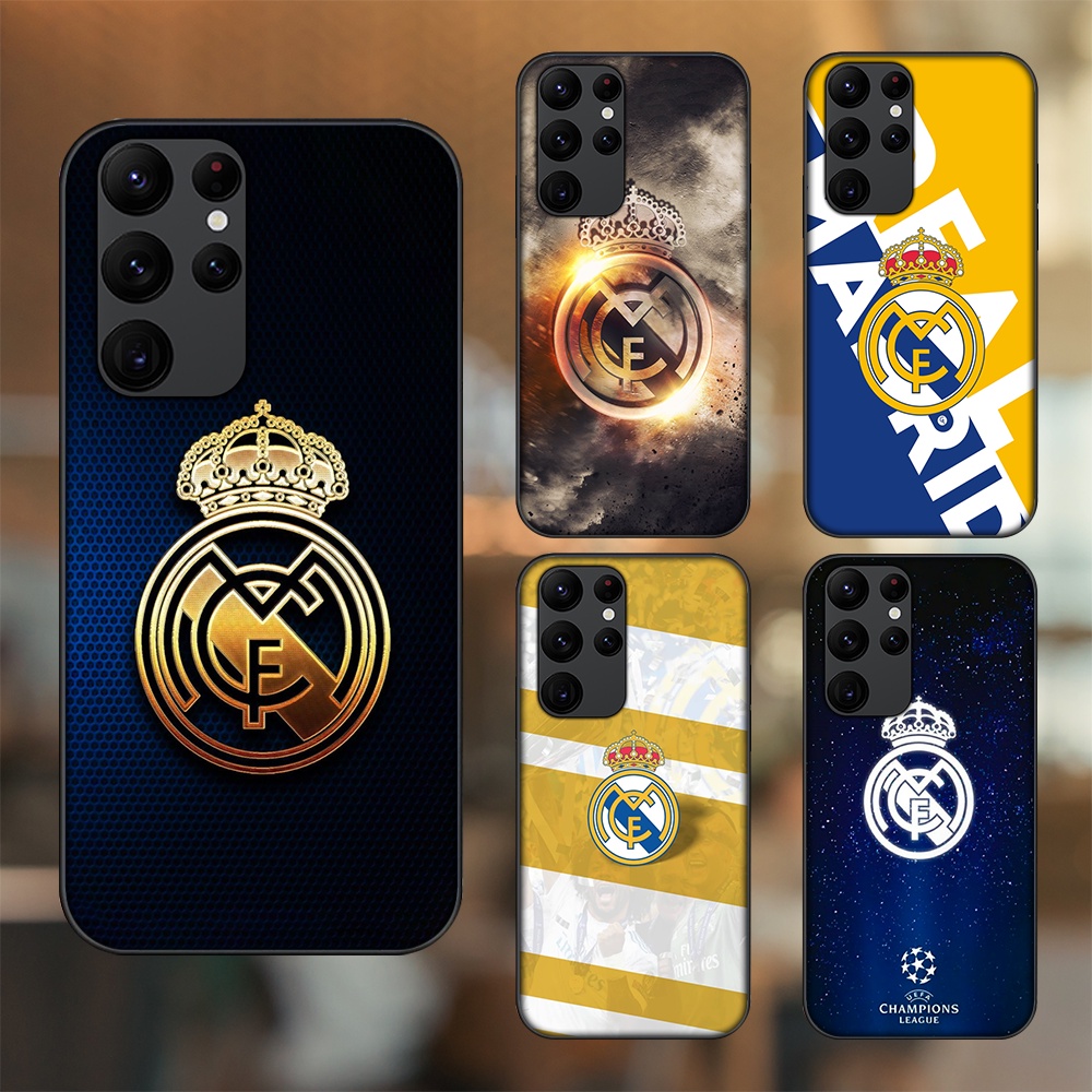 Ốp lưng Samsung S20 Ultra viền đen in hình Real Madrid